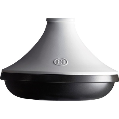 Emile Henry Delight Съд за тажин 4 л, бяло-черен (EH779566)