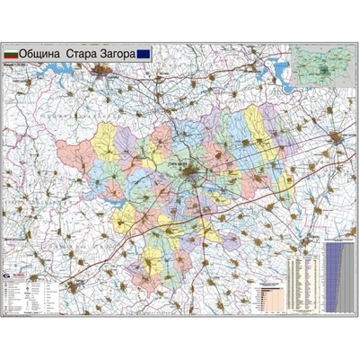 Mapmedia Карта на община Стара Загора