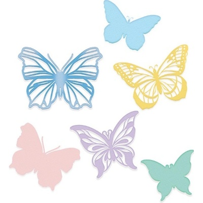 DP Craft Sada výřezových šablon 6 ks Motýli – Hledejceny.cz