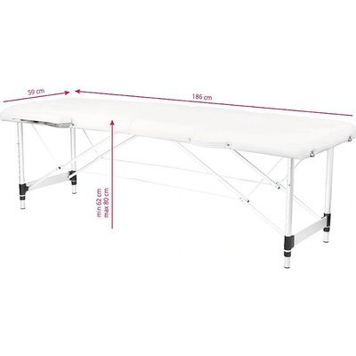 ACTIVESHOP Сгъваема маса за масаж алуминиева Comfort Activ Fizjo 2 сегментаа (126962)