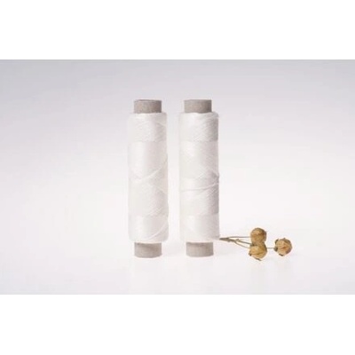 Lněná nit jemná, 20 x 3, 100m, bílá ivory – Zboží Dáma