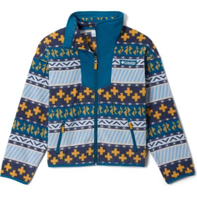 Columbia Детско поларено яке Columbia Kid's Sequoia Grove Printed Full Zip Fleece Fleece jacket - Phoenix Blue / Wizard Island - размер XL (703-6871-0616)