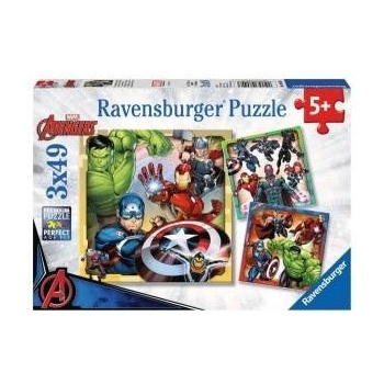 Ravensburger Marvel Avengers puzzle 3x49pcs