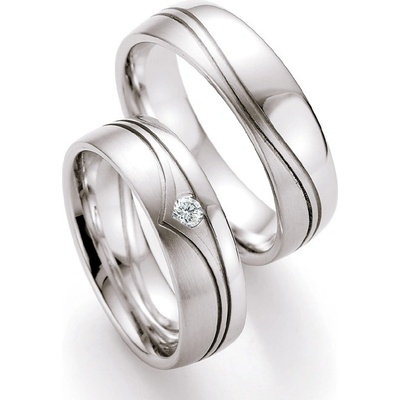 Snubní prsteny s diamantem SP520