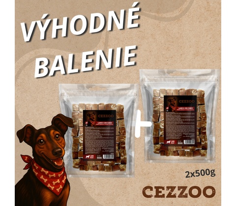 Cezzoo Lamb & Cod cubes 1 kg