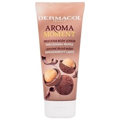 Dermacol Aroma Moment Macadamia Truffle Delicious Body Lotion regenerační tělové mléko s vůní makadamiových ořechů v čokoládě 200 ml unisex