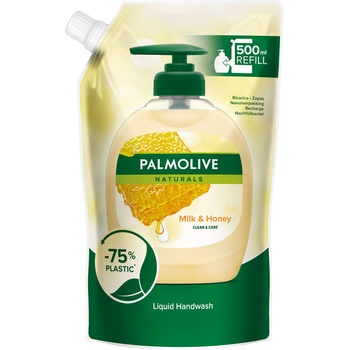 Palmolive Naturals Milk & Honey tekuté mydlo náhradní náplň 500 ml