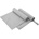 vidaXL Спортни кърпи 2 pcs Сив 100 x 50 cm Полиестер и полиамид (42011468)