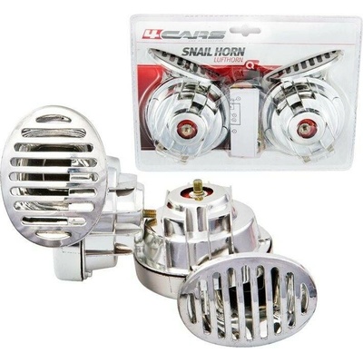 4Cars Fanfáry 12V chrom elektromagnetické