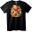 NOONEBRAND Тениска Коледен джинджифилов човек - 2XL, Black