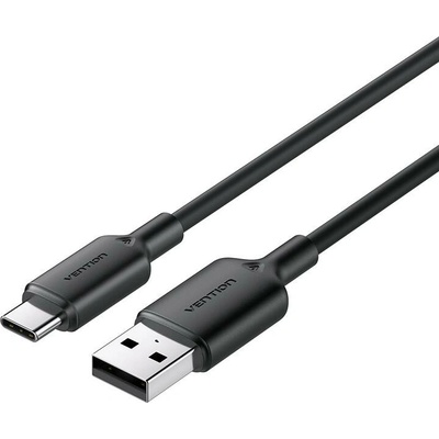 Vention CTQBF USB 2.0 A Male to C Male 3A, 1m, černý