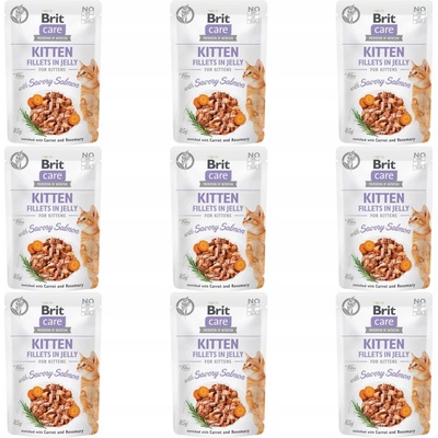 Brit Care Cat KITTEN Savory Salmon in Jelly 85 g