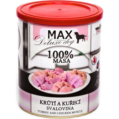 Sokol Falco Max Deluxe Dog Adult krůtí a kuřecí svalovina 800 g