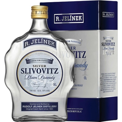 R. Jelínek Slivovice Silver Kosher 42% 0,7 l (kazeta)