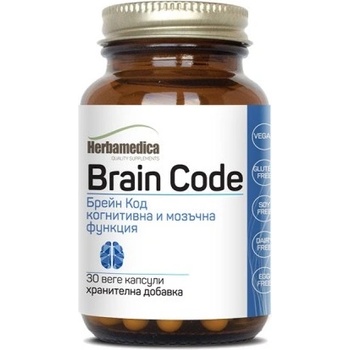 Herbamedica Brain code, 30 капсули, Herbamedica