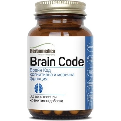 Herbamedica Brain code, 30 капсули, Herbamedica