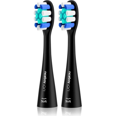 Niceboy ION Sonic Lite сменяеми глави софт Black 2 бр