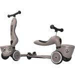 Scoot & Ride Детска тротинетка и колело за баланс 2 в 1 Scoot & Ride - HighwayKick 1 Lifestyle, Brown lines (96605) - ozone Тротинетка, скутер