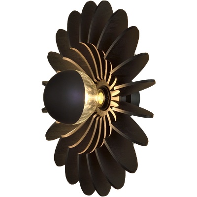 ACB Iluminación Стенна лампа ACB ROSA DEL DESIERTO 3912/45, 45 сm, E27, черна (PNT3912245N)