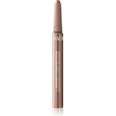IsaDora The Eyeshadow Stick Shimmer dlhotrvajúce očné tiene v ceruzke s trblietkami 41 Bronze Brown 1,2 g