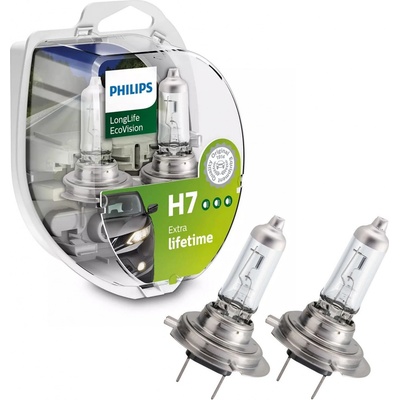 Philips LongLife EcoVision H7 PX26d 12V 55W 12972LLECOS2 2ks