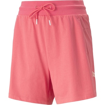 Puma dámské kraťasy POWER COLORBLOCK SUMMER HIGH-WAIST 67406463 Oranžový