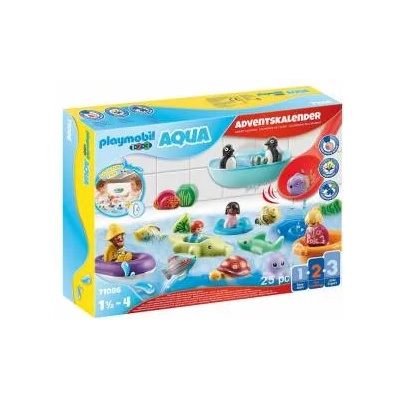 PLAYMOBIL Детски комплект Playmobil, Advent Calendar, Коледен календар: Забавление в банята, 40 х 30 х 7.5, 2971086