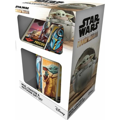Pyramid International Star Wars Dárkový set - Mandalorian (hrnek + klíčenka)