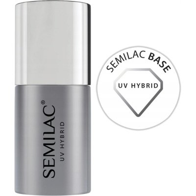 Semilac Transparentní Base – Základní báze pro hybridní laky 11ml