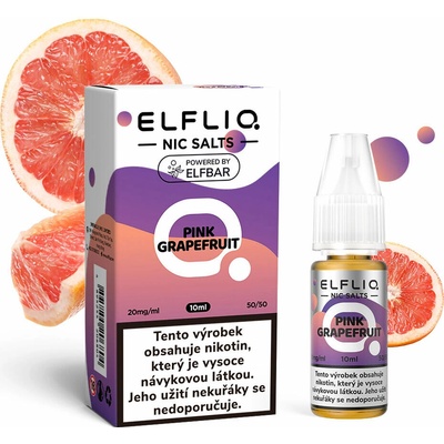ELFLIQ Nic SALT Pink Grapefruit 10 ml 20 mg