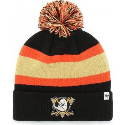 47 Brand NHL Anaheim Ducks Breakaway Cuff Knit čierna oranžová