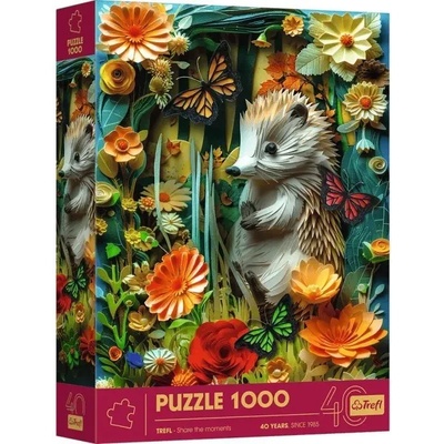 Trefl - Puzzle 3D efekt Paper Art Hedgehog - 1 000 piese