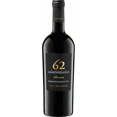 San Marzano Anniversario 62 červené 2018 14,5% 0,75 l (čistá fľaša)