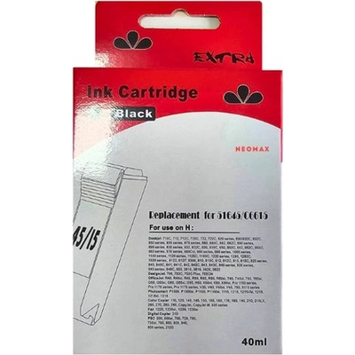 Neomax Касета за HP DeskJet 710C/720C/820Cxi/850C/815C/OfficeJet 1150C/1170C - Black - 51645A - HI-51645 - Neomax - Неоригинална, Заб. : 40 ml (HI-51645)