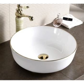 Inter Ceramic 41,5 cm white/gold (875 Golden Edge)