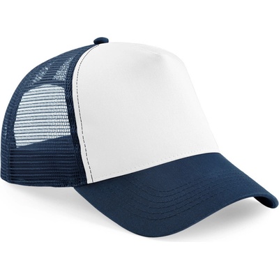 Beechfield B 640B Trucker 5 panelová dětská navy-bílá
