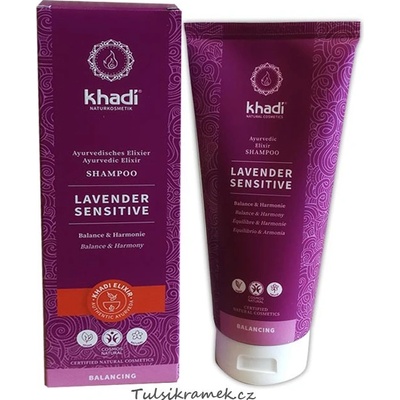 Khadi elixír Shampoo Levandule Sensitive 200 ml