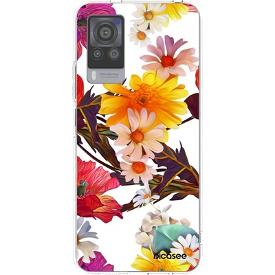 Pouzdro Picasee silikonové Vivo X60 Pro 5G Meadow čiré