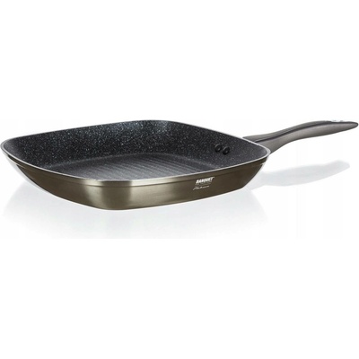 Grilovací pánev Banquet 28 cm čtvercová s nepřilnavým povrchem Metallic Platinum