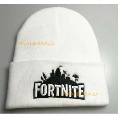 dětská čepice Fortnite bílá