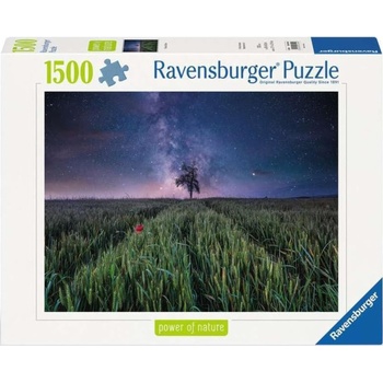 Ravensburger Пъзел Ravensburger от 1500 части - Нощно небе над нивата (12000799)