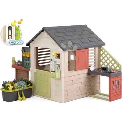 Smoby Domček pre hry na povolania Nature Playhouse&Kitchen Life s kuchynkou
