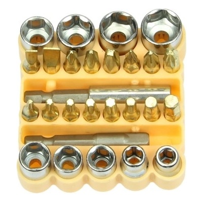 SLOVAKIA Trend 112-232467 hlavice nástrčné 1/4" a bity 1/4", s magnetickým prodloužením, sada 27 dílů