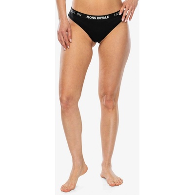 Mons Royale Stratos Merino Thong čierna