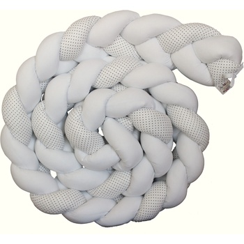 Blossom Bay Обиколник Blossom Bay - 330 cm, бял с тъмносини точици (ob-3-L-1-1-32)