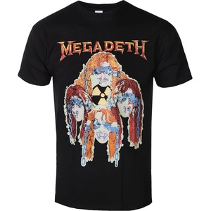 ROCK OFF Мъжка тениска Megadeth - Nuclear Glowheads - ROCK OFF - MEGATS29MB