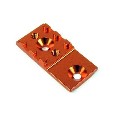 PN Racing PNR2.5W Chassis Alloy RM MM T-Bar Mount ORANGE