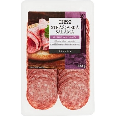 Tesco Strážovská saláma 100 g