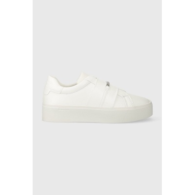 Маратонки Calvin Klein FLATFORM CUPSOLE SLIP ON W/HW в бяло HW0HW01862 (HW0HW01862)