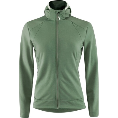 Löffler Дамски вълнен пуловер Löffler Women's Zip-Hoody Tech-Merino Merino hoodie - Pine - размер 46 (EU) (105-6586-0217)